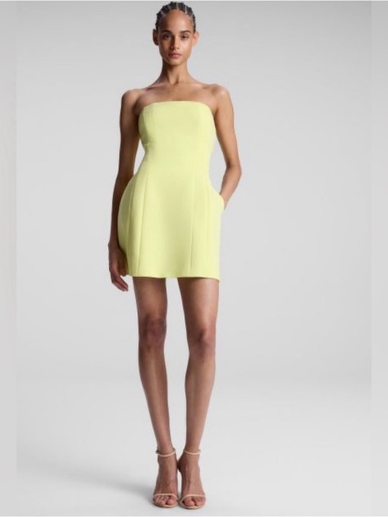 A.L.C. Dresses & Skirts - A.L.C. Strapless Lemon Yellow Mini Dress